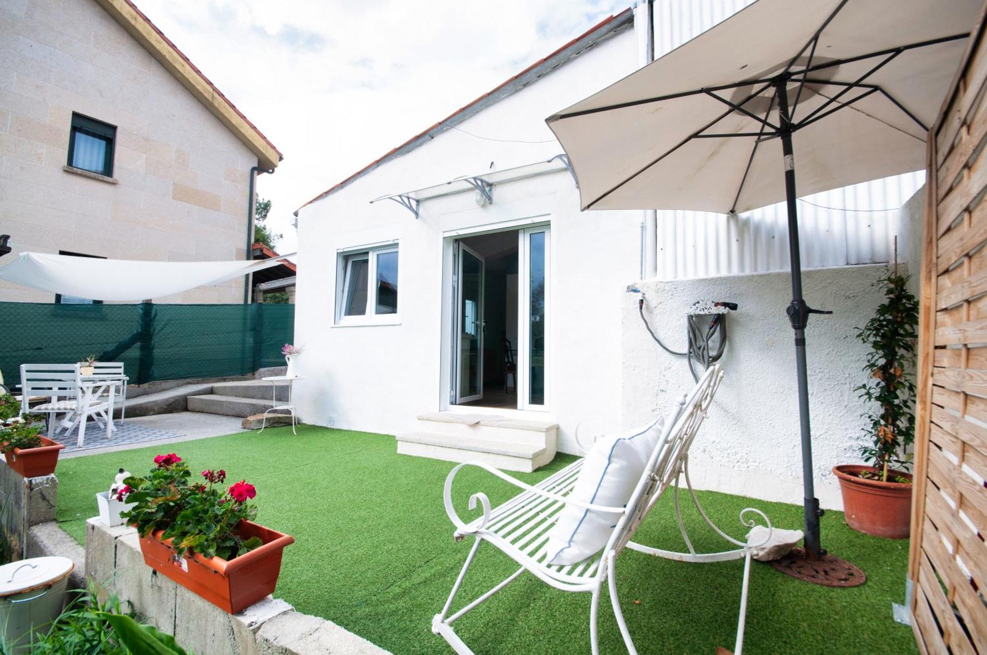 Ferienwohnung Acogedora Minicasa En Entorno Rural A 1200 M De La Catedral Santiago de Compostela Exterior foto
